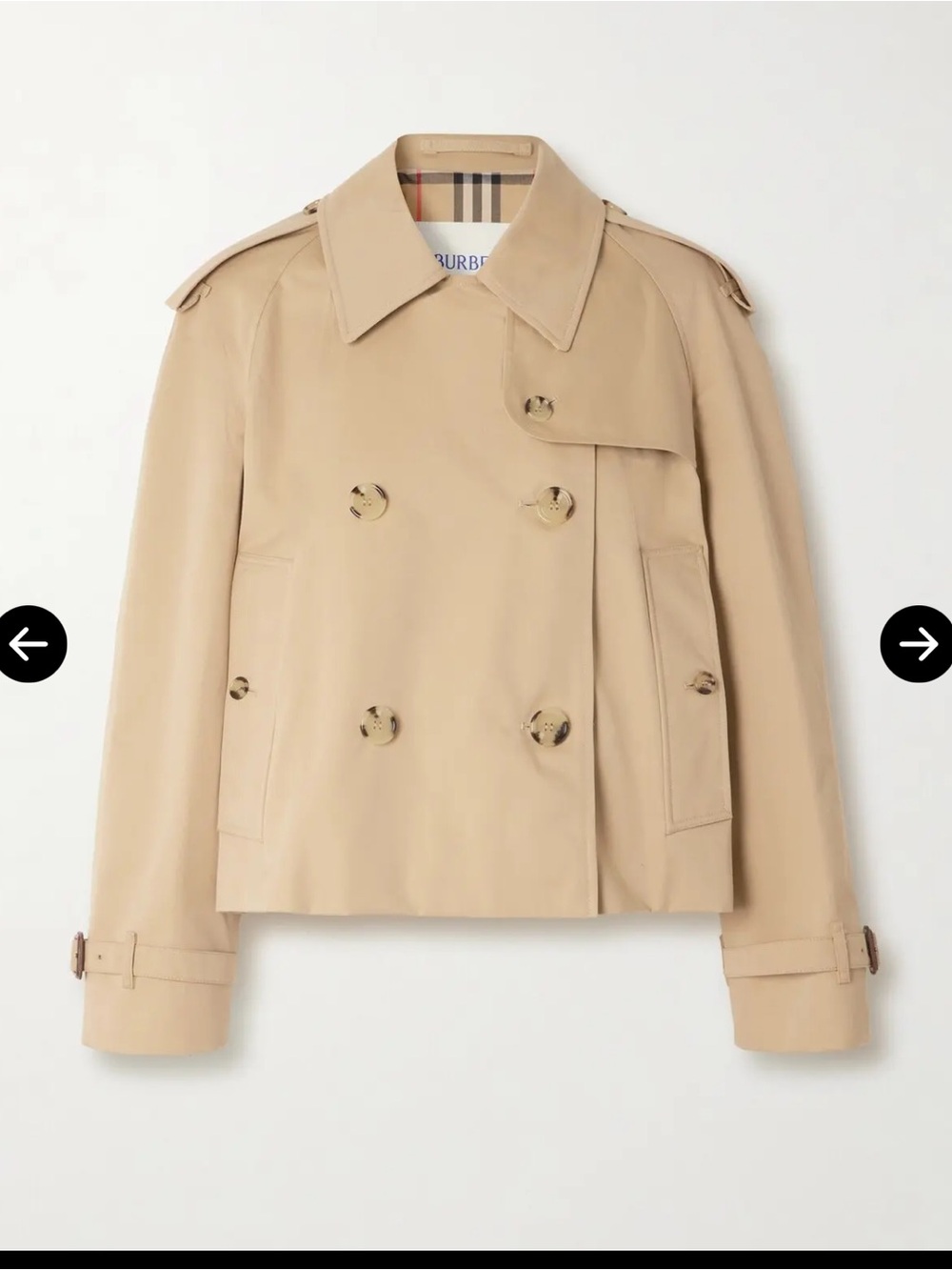 Burberry rain coat US6